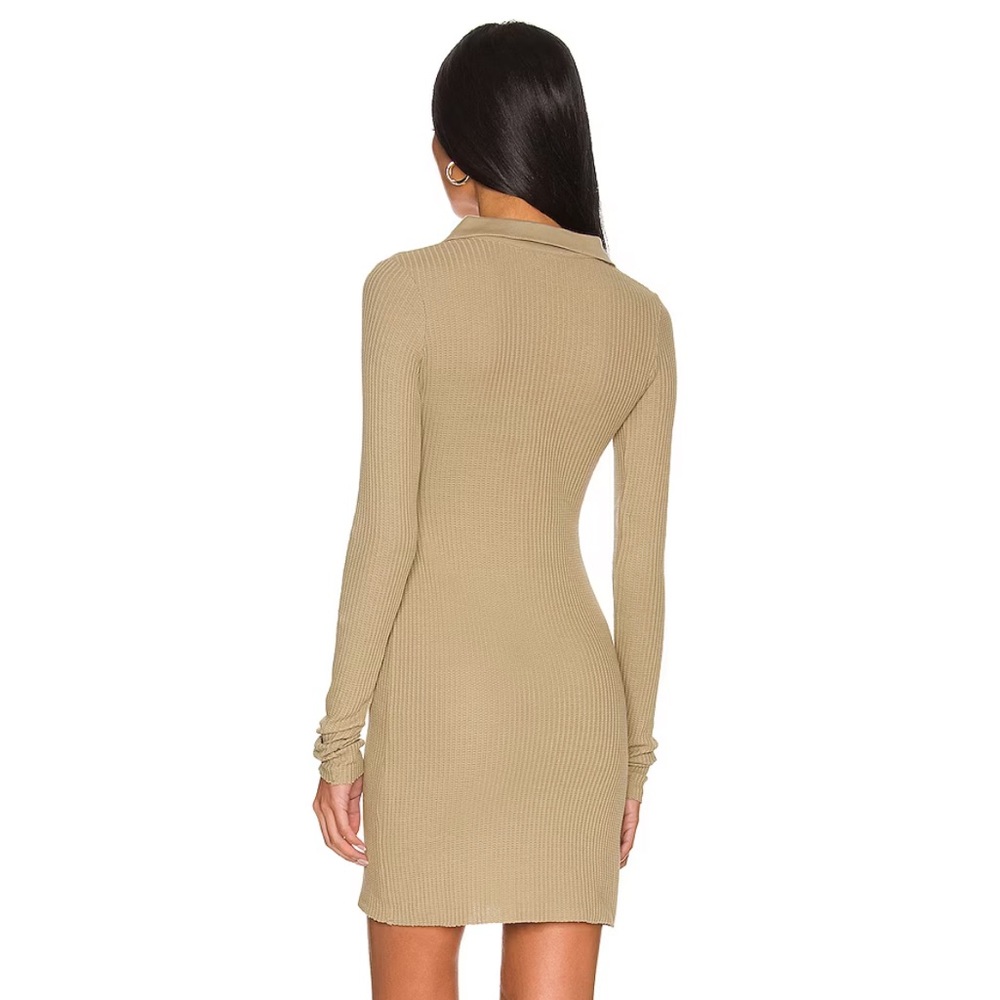 The Range Long Sleeve Polo Mini Dress - Picture 3 of 6